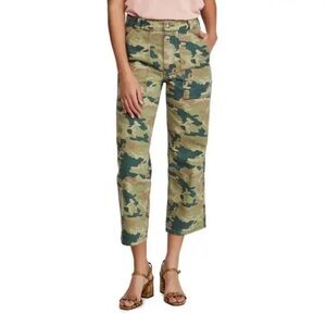 Free People Remy Cropped Camo pants